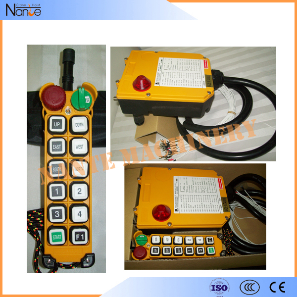 IP65 Overhead Bridge Crane Industrial Radio Remote Control F2112D