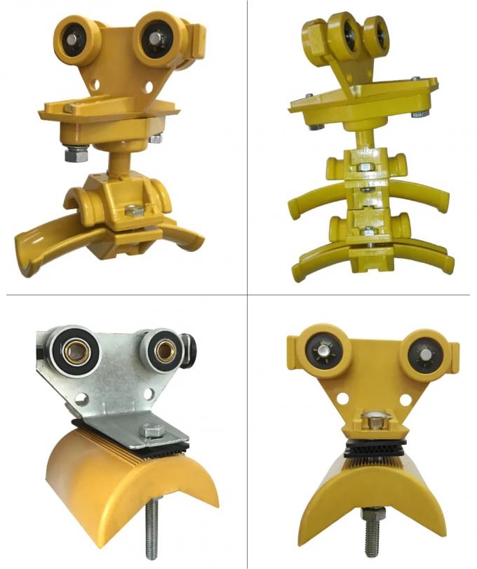 Flexible Plastic Festoon Cable Trolley , Overhead Crane Trolley Customized