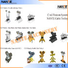 Safe , Efficient C Track and Festoon System Plastic Festoon Cable Trolley