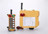 Yellow 11 Programmable Double Step Pushbutton Wireless Hoist Remote Control