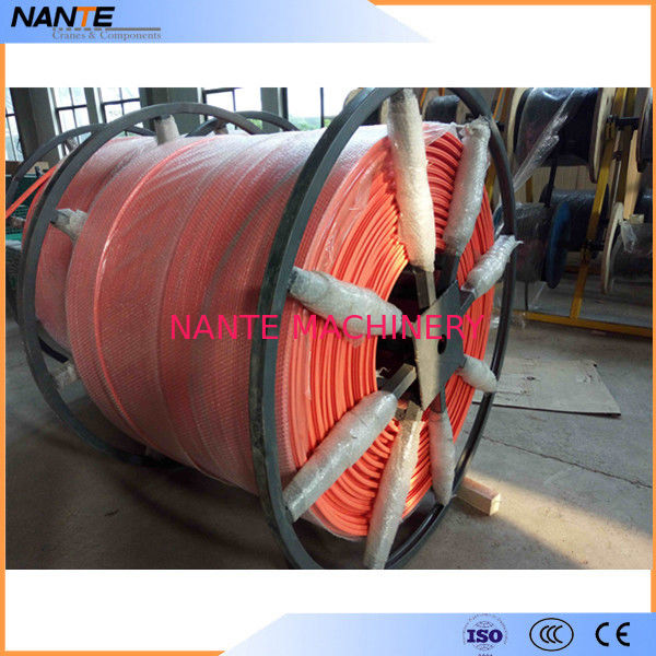 CE High Tro Reel System Seamless Conductor Bar / Busbar For Crane Parts