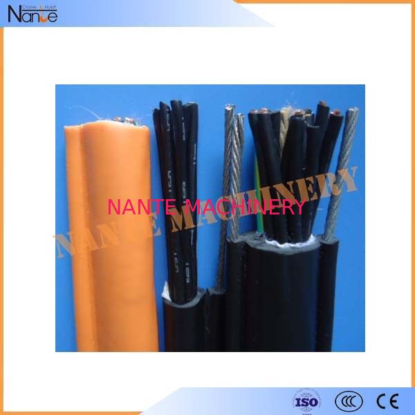 Customized Non - Flexible Multi Core Round Flat Electrical Cable 4 x 16C
