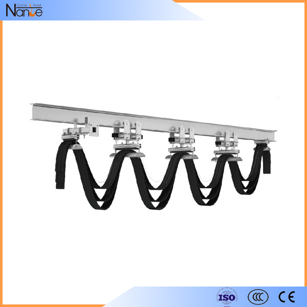 Galvanized Steel Adjustable I Beam Trolley Festoon System With Max.110mm