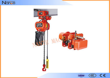 Single Phase IP54 / IP55 10 Ton Electric Chain Hoist Can Use In Rain Sea Chemicals