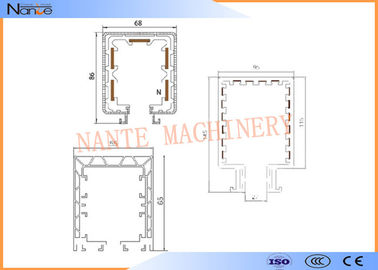 CCC Enclosed Conductor Rail System Multiple Poles Insulated Copper