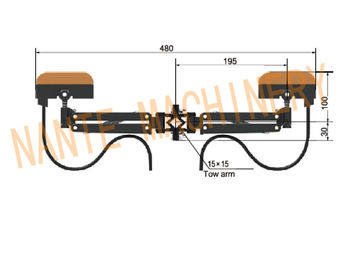 Carbon Brush Assembly for Multipole Conductor Rail Cross Travel System