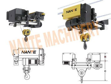 5 m / 20 min Trolley Speed Electric Wire Rope Hoist with Modularize Construction