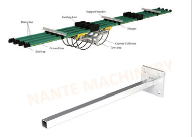 Single Phase Hoist / Crane Conductor Bar Crane Busbar System 660V 150A ~ 3000A