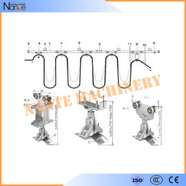 Hot Galvanized Steel Round Cable C Truck Trolleys C32 120m/min