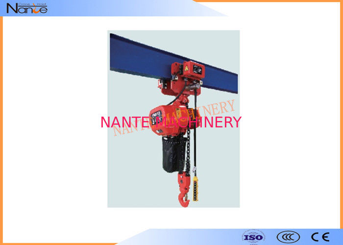 Traveling Type Manual Chain Hoists 3 Ton For  Heavy Duty Stage Hoist