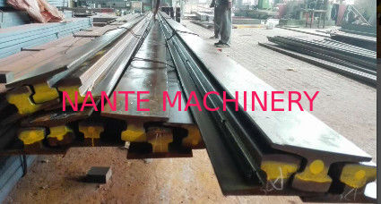A75 Type Safety Steel Crane Rail For Overhead Crane , 75 mm Head Width 45 mm Web Thick