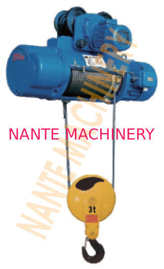 Underhang Hoist CD / MD Industrial Electric Hoist With Limit Stopper Owing Long Service Life