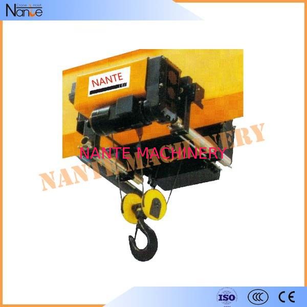 Workstation Low Headroom IP55 Electric Wire Rope Hoist 5 Ton / 6.3 Ton