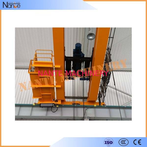10 ton / 50 ton Dual Rail Electric Wire Rope Hoist Heavy Duty Winch Trolley